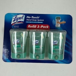 New Lysol No-Touch Antibacterial Hand Soap Soothing Cucumber Splash Refill